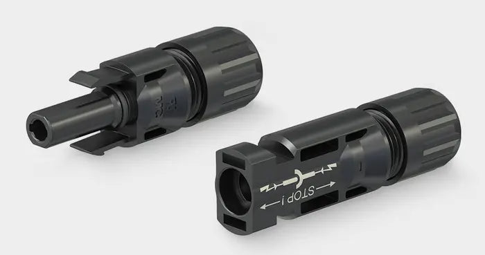 Stäubli MC4 Connector Set, Barrel Crimp 10AWG