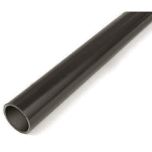 A Heat-Shrink, 3/4" FlexTube (Black) on a white background.