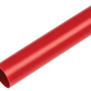 A Heat-Shrink, 1/2" FlexTube (Red) on a white background.