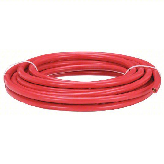 AWG All-Flex Battery Cable (Red) Bulk Cable on a white background.